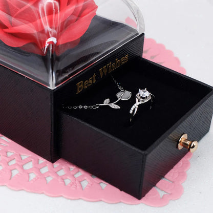 Caja de Regalo Rosa eterna