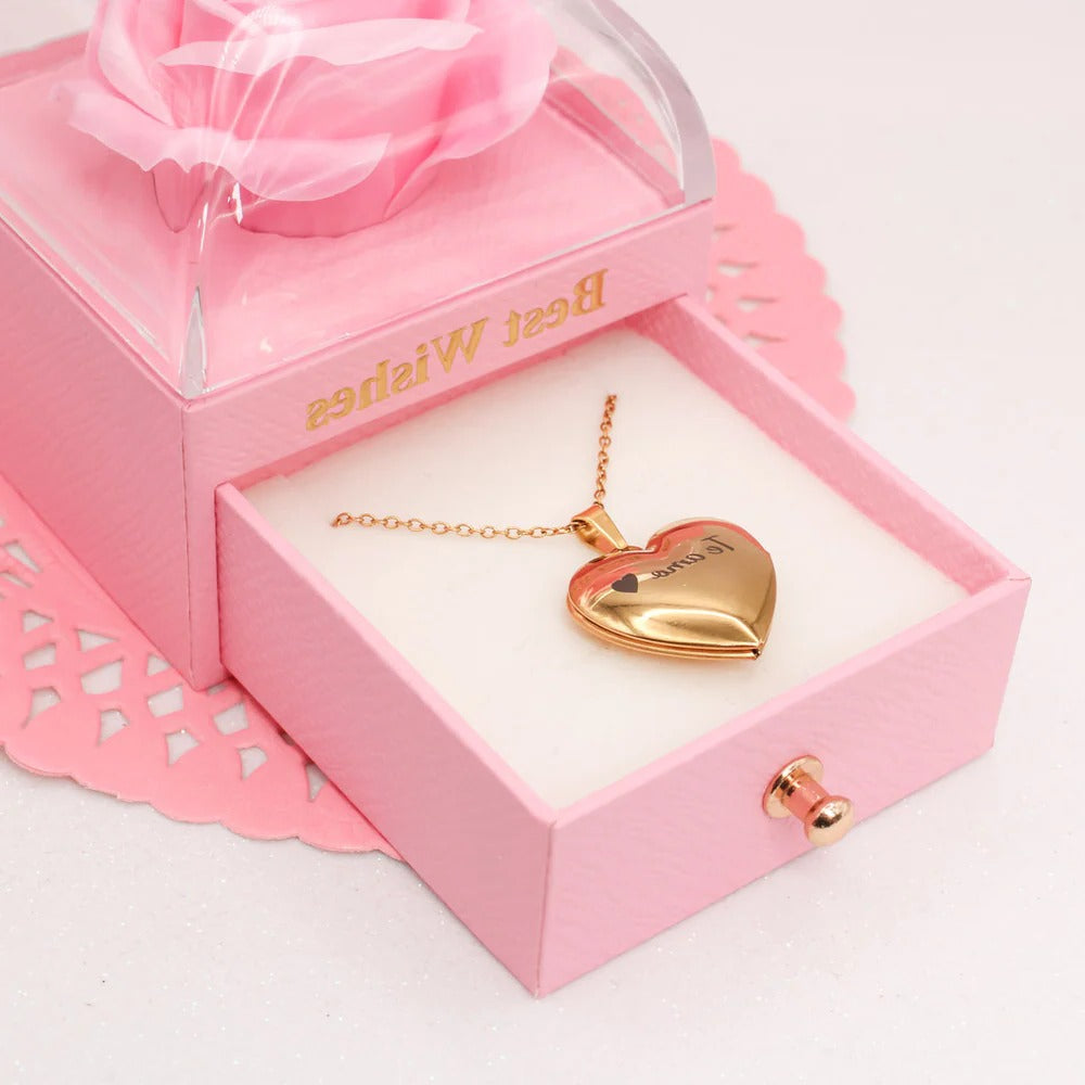 Caja de Regalo Rosa eterna