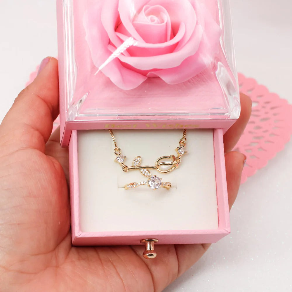 Caja de Regalo Rosa eterna